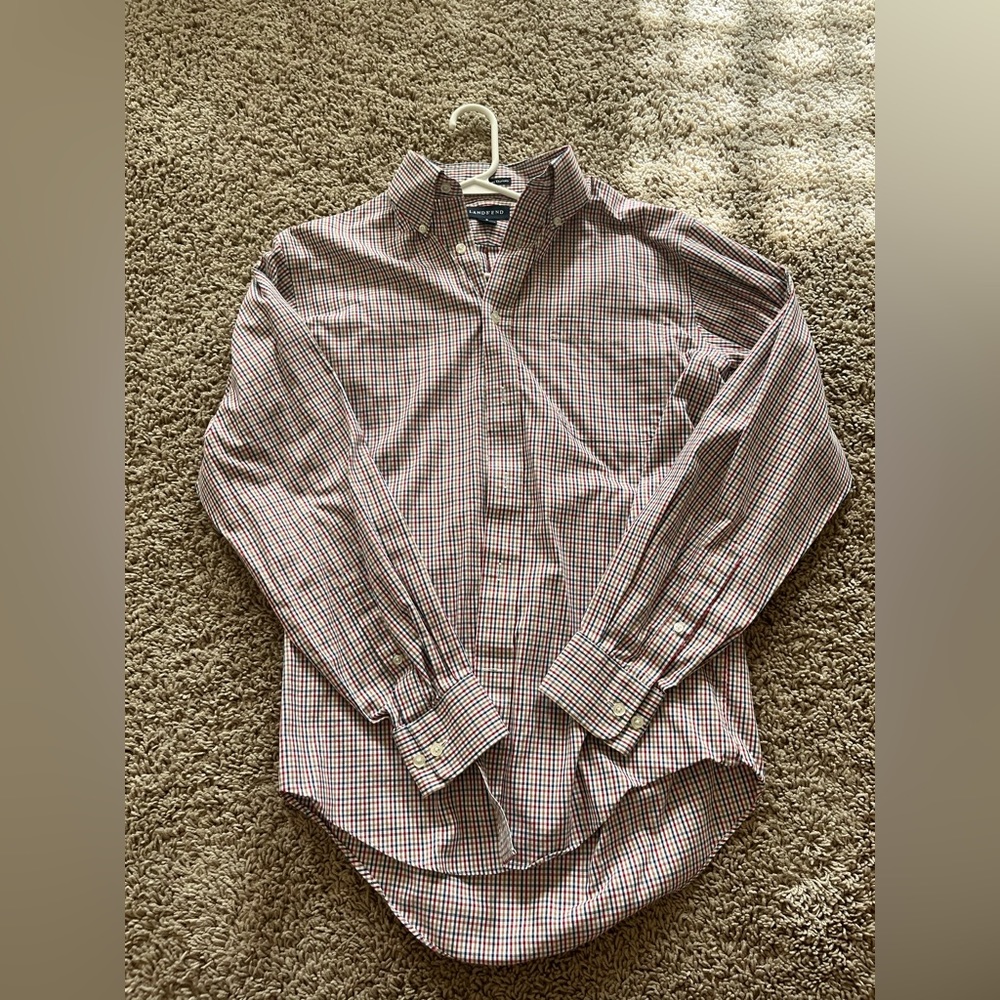 Lands end button up